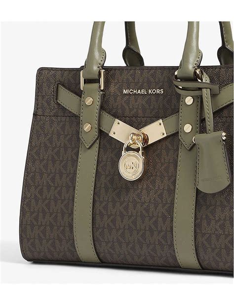 michael kors army fatigue bag|michael kors leather tote.